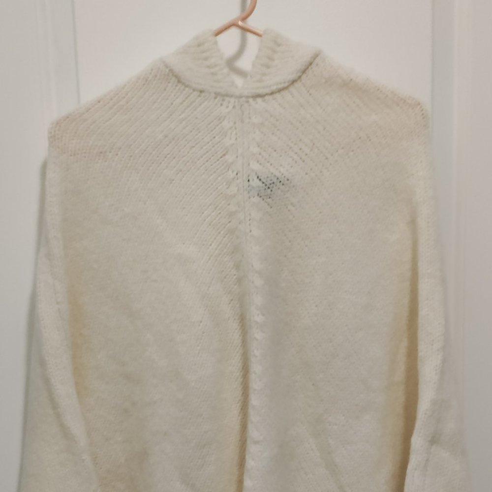Kenneth Cole Reaction Wool Poncho with Hood